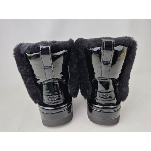 UGG Women's Black Classic Chillapeak Shine Boots Size 5 US 1151630 - Picture 5 of 7